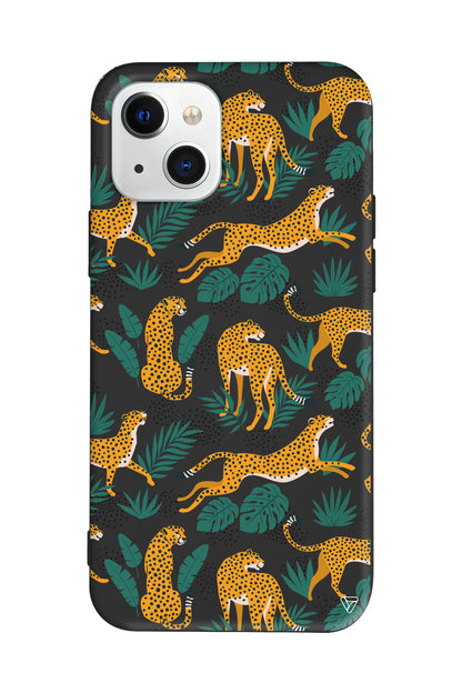 Leoparlar Lansman Model İçi Kadife Silikon Telefon Kılıfı