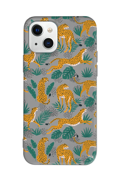 Leoparlar Lansman Model İçi Kadife Silikon Telefon Kılıfı