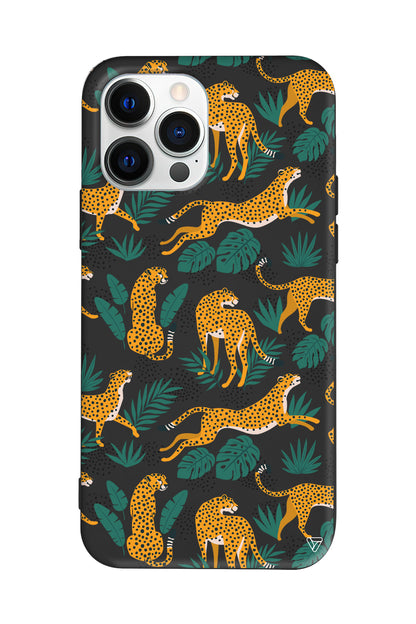 Leoparlar Lansman Model İçi Kadife Silikon Telefon Kılıfı