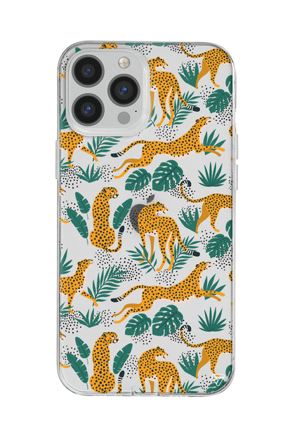 Leoparlar Lansman Model İçi Kadife Silikon Telefon Kılıfı