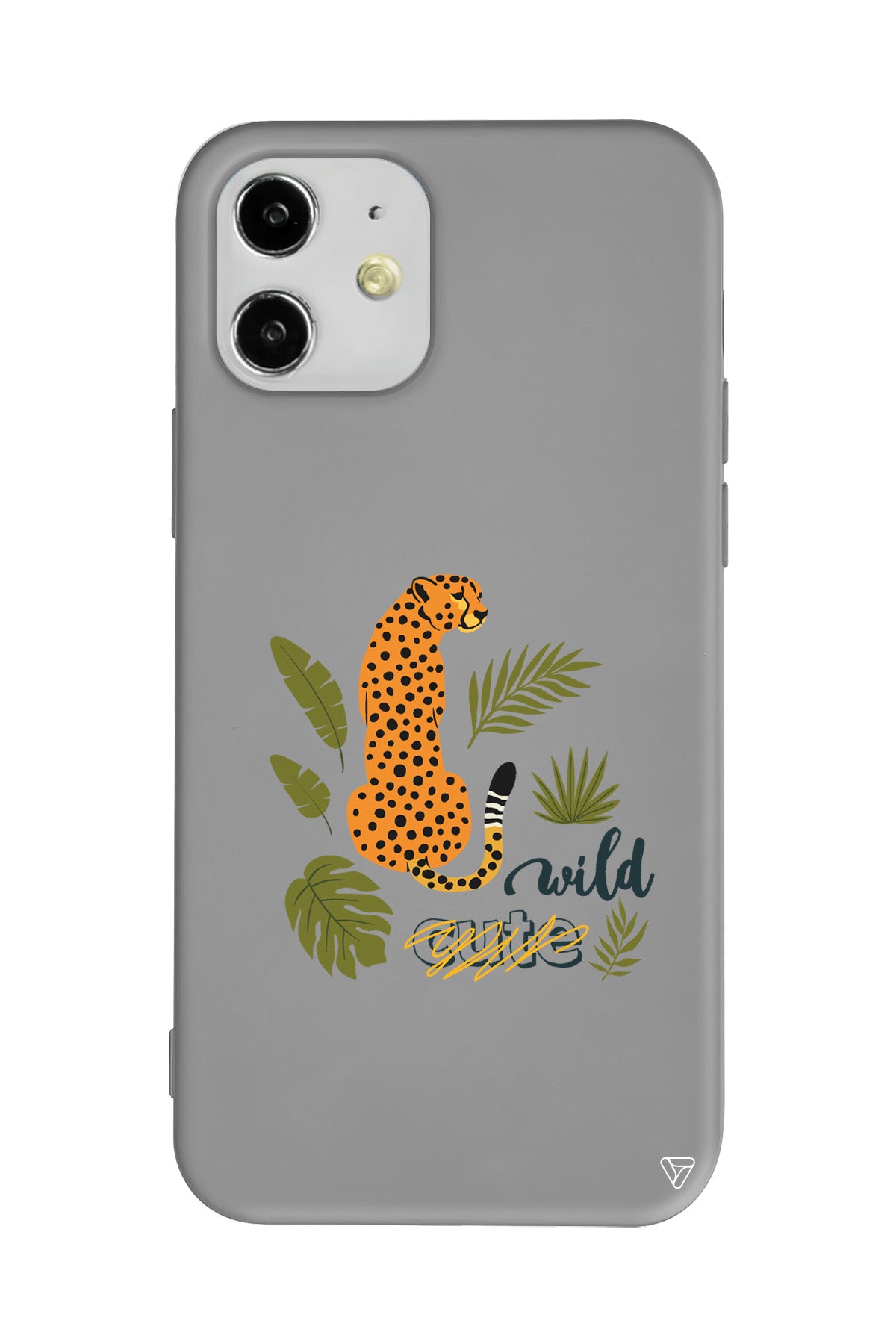 Vahsi Leopar Lansman Model İçi Kadife Silikon Telefon Kılıfı