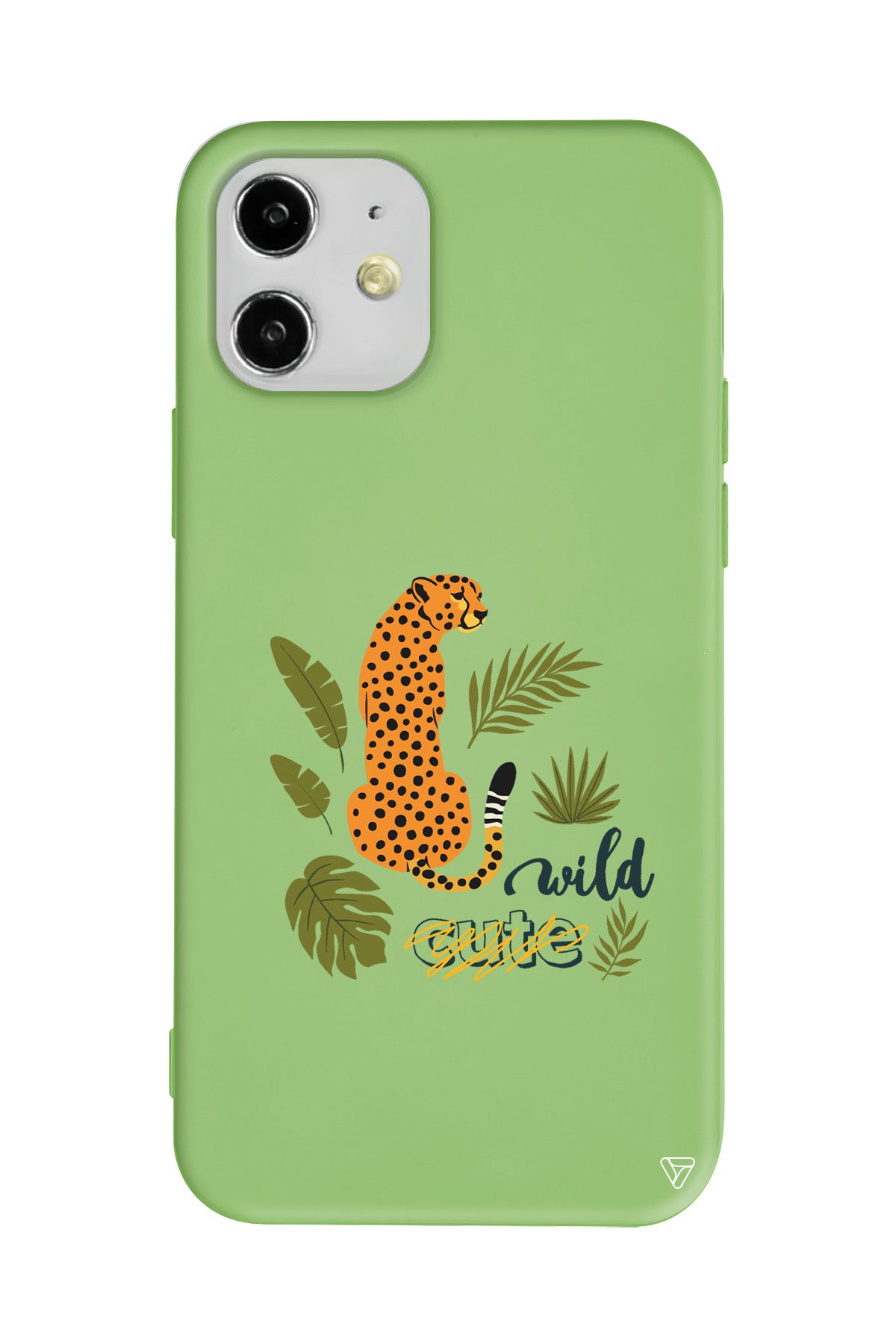 Vahsi Leopar Lansman Model İçi Kadife Silikon Telefon Kılıfı