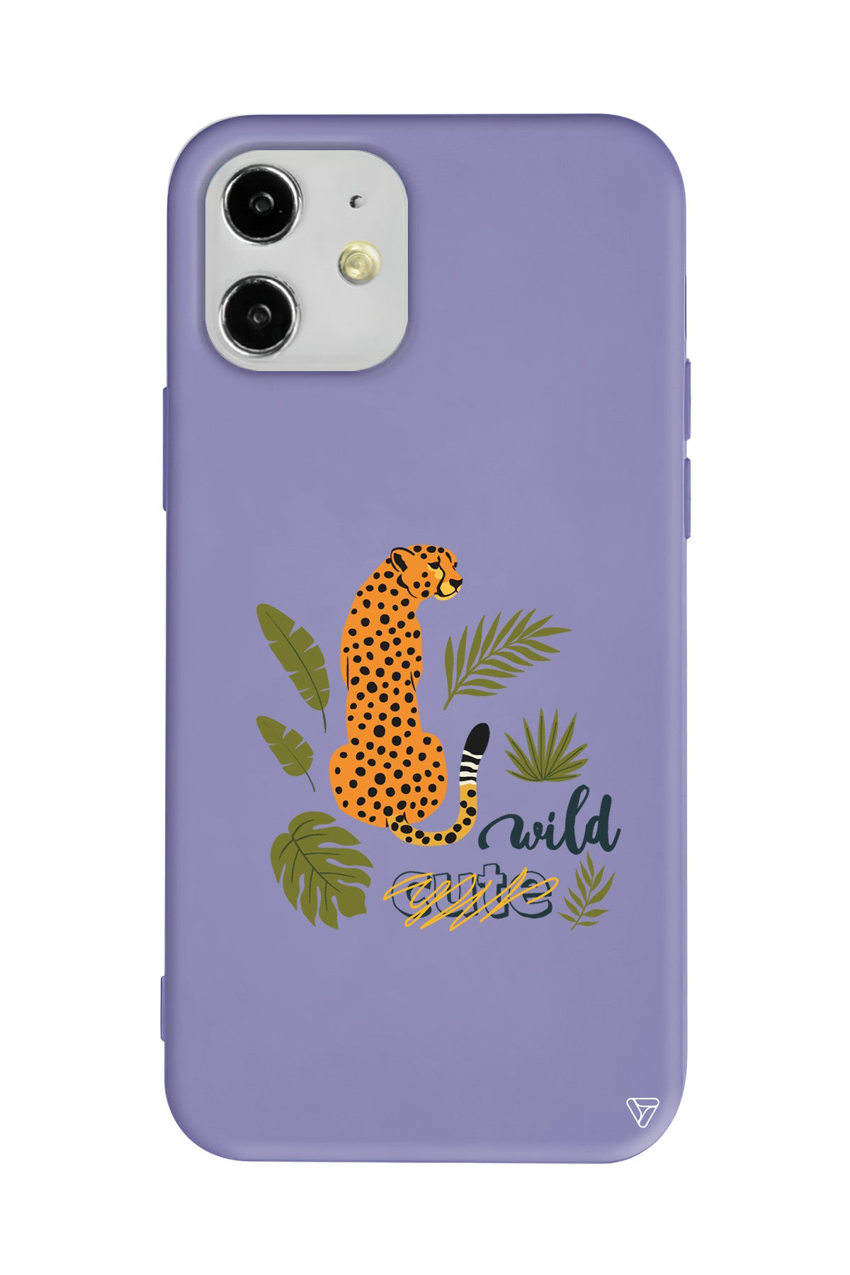 Vahsi Leopar Lansman Model İçi Kadife Silikon Telefon Kılıfı