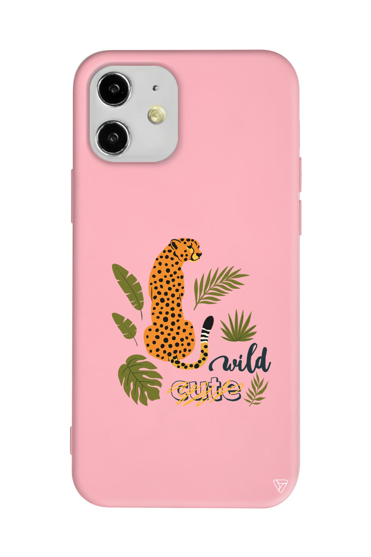 Vahsi Leopar Lansman Model İçi Kadife Silikon Telefon Kılıfı