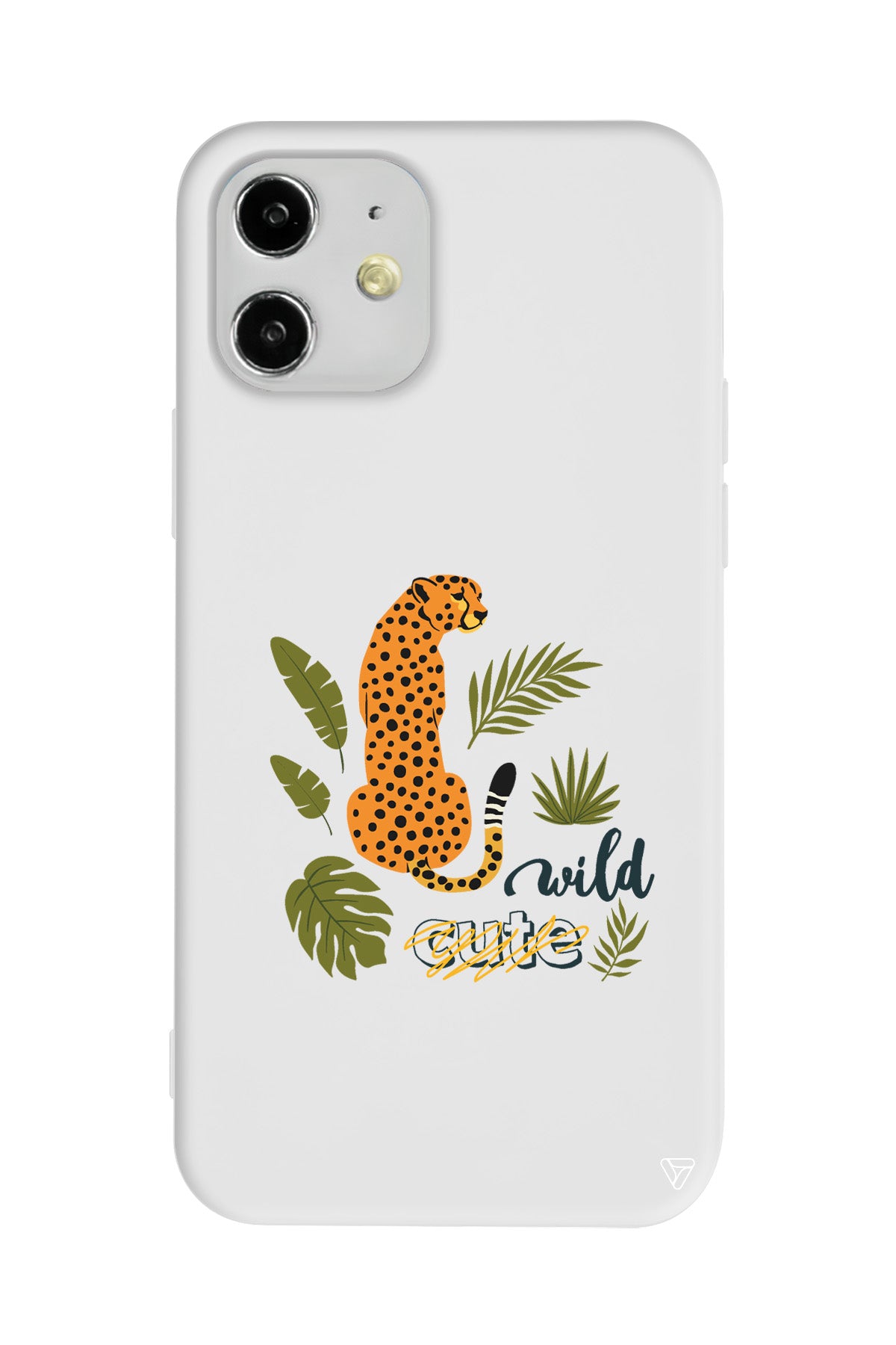 Vahsi Leopar Lansman Model İçi Kadife Silikon Telefon Kılıfı