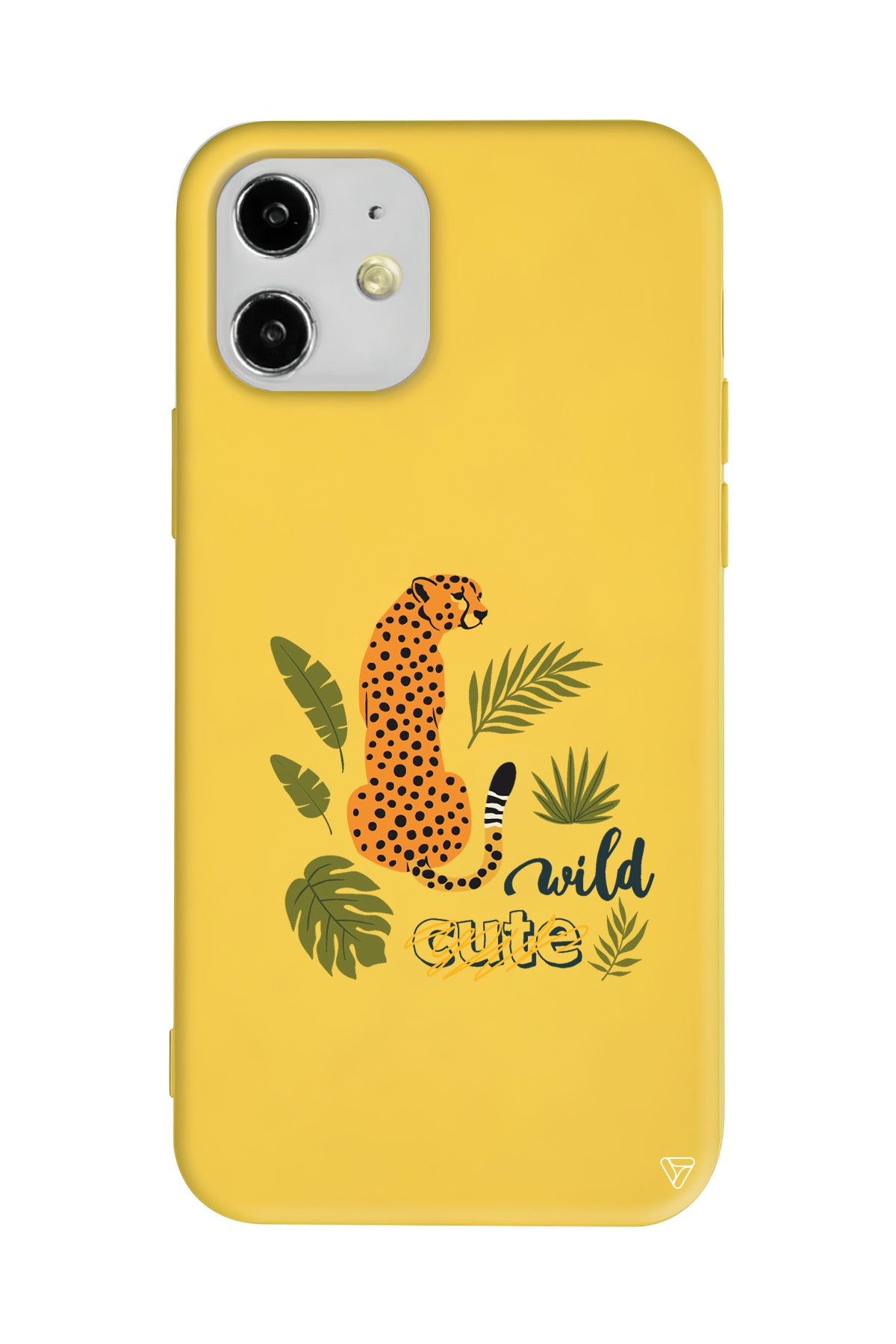 Vahsi Leopar Lansman Model İçi Kadife Silikon Telefon Kılıfı