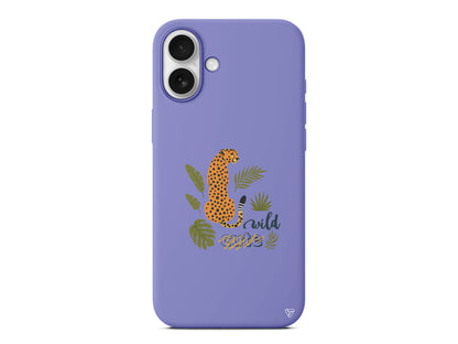 Vahsi Leopar Lansman Model İçi Kadife Silikon Telefon Kılıfı