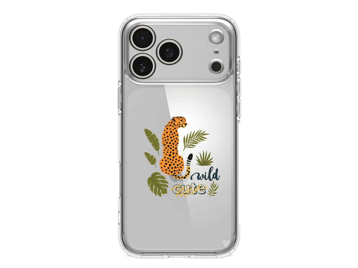 Vahsi Leopar Lansman Model İçi Kadife Silikon Telefon Kılıfı