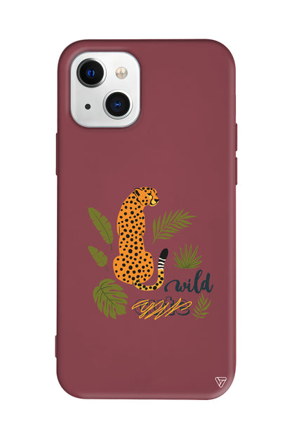 Vahsi Leopar Lansman Model İçi Kadife Silikon Telefon Kılıfı – Plus Serisine Özel