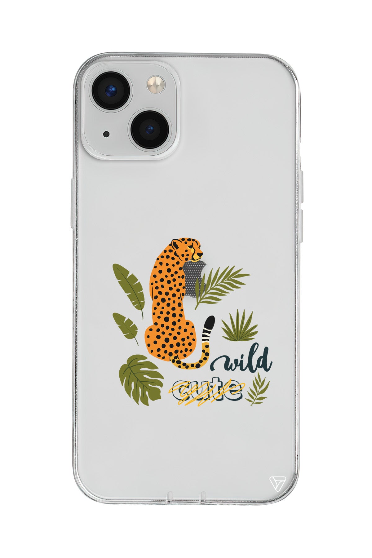 Vahsi Leopar Lansman Model İçi Kadife Silikon Telefon Kılıfı