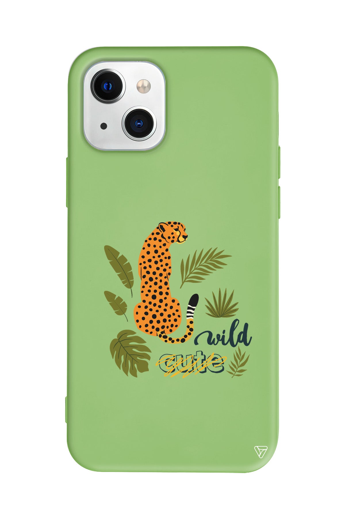 Vahsi Leopar Lansman Model İçi Kadife Silikon Telefon Kılıfı