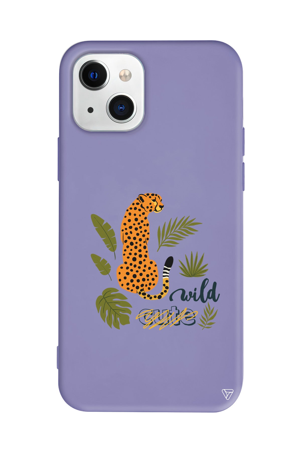 Vahsi Leopar Lansman Model İçi Kadife Silikon Telefon Kılıfı