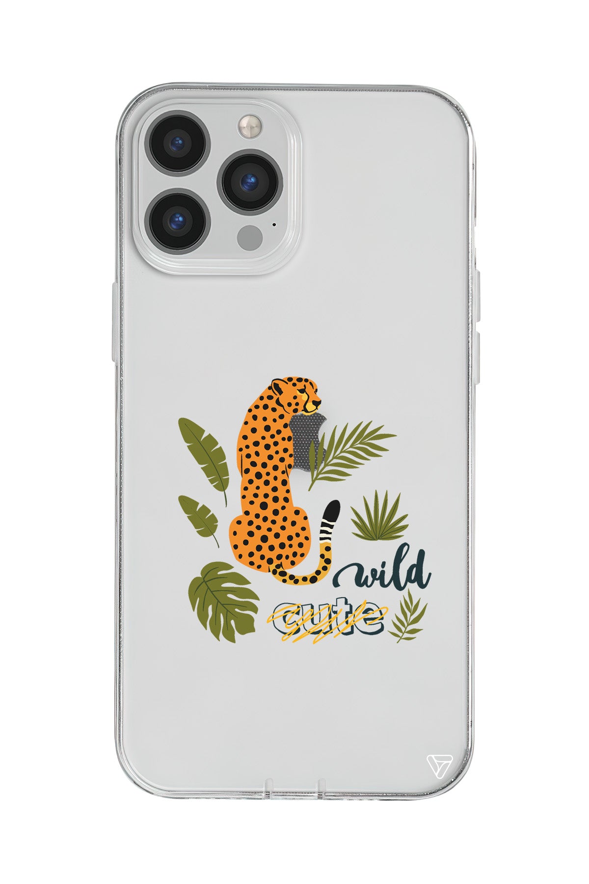 Vahsi Leopar Lansman Model İçi Kadife Silikon Telefon Kılıfı