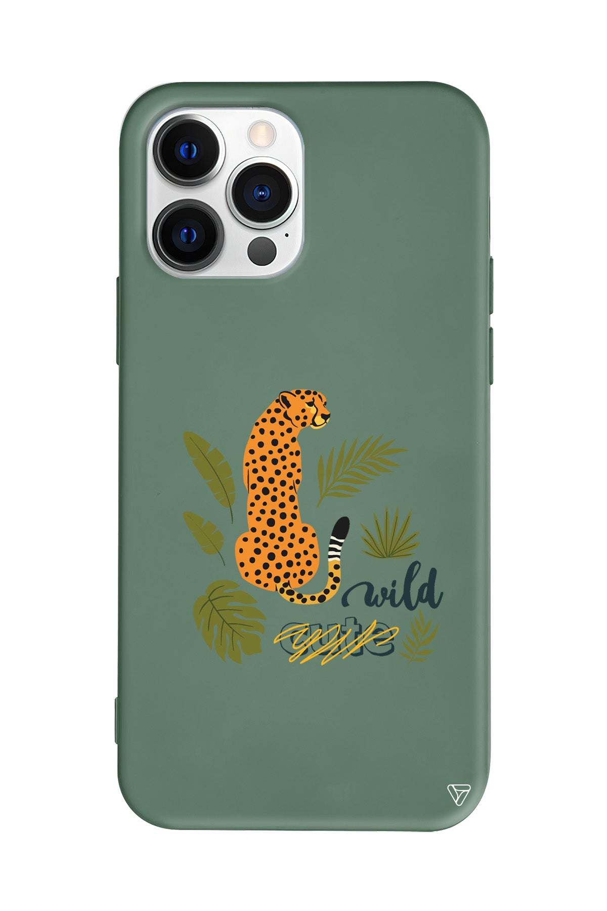 Vahsi Leopar Lansman Model İçi Kadife Silikon Telefon Kılıfı