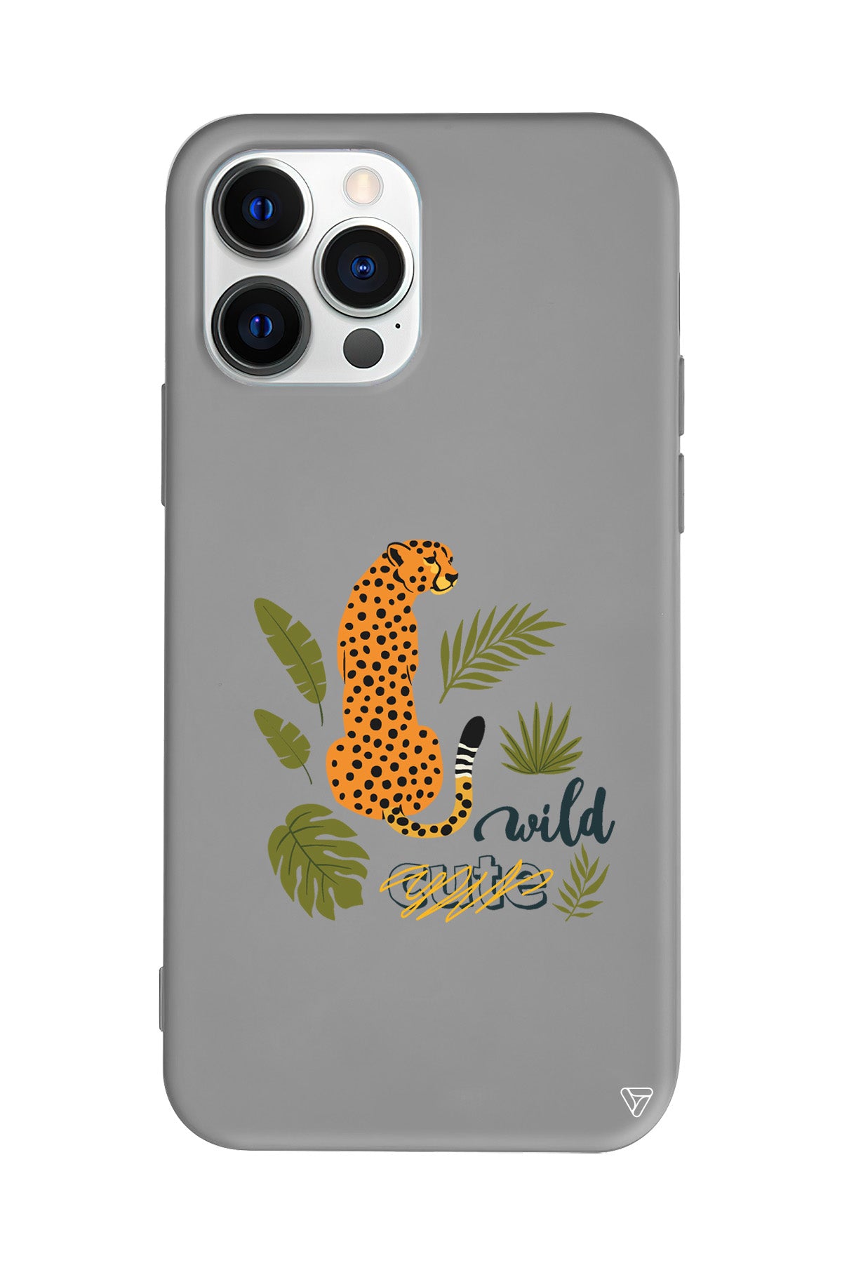 Vahsi Leopar Lansman Model İçi Kadife Silikon Telefon Kılıfı