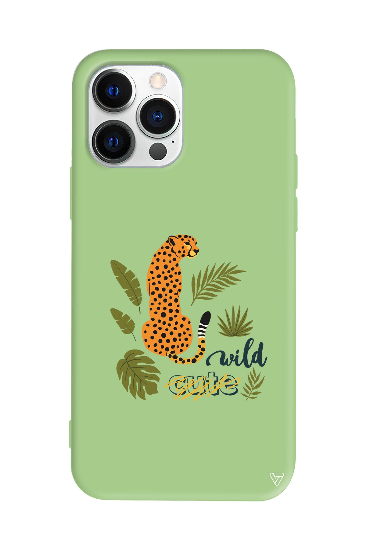 Vahsi Leopar Lansman Model İçi Kadife Silikon Telefon Kılıfı