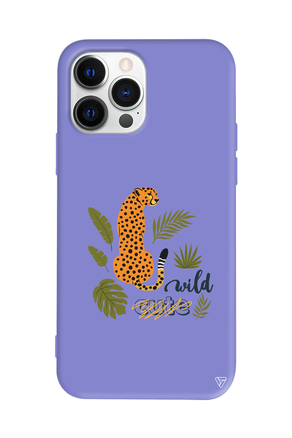 Vahsi Leopar Lansman Model İçi Kadife Silikon Telefon Kılıfı