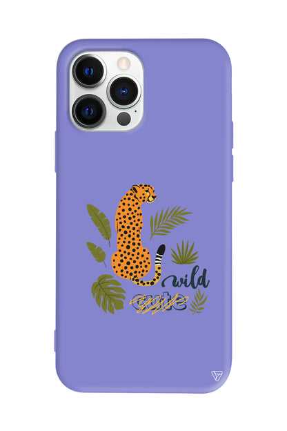 Vahsi Leopar Lansman Model İçi Kadife Silikon Telefon Kılıfı
