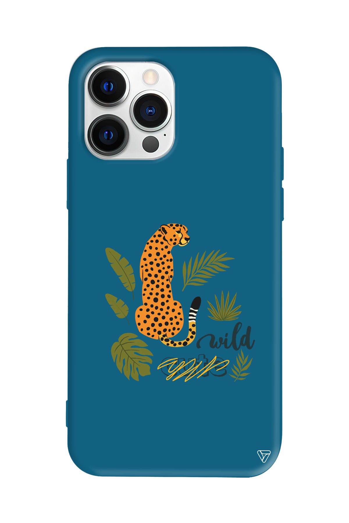 Vahsi Leopar Lansman Model İçi Kadife Silikon Telefon Kılıfı