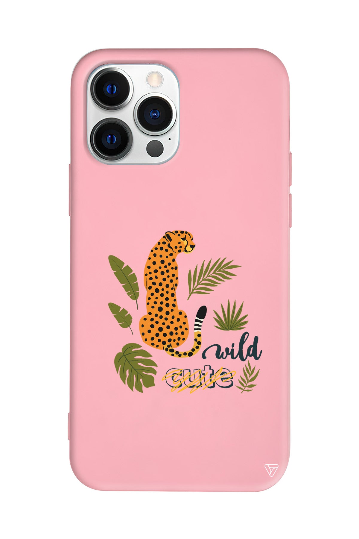 Vahsi Leopar Lansman Model İçi Kadife Silikon Telefon Kılıfı