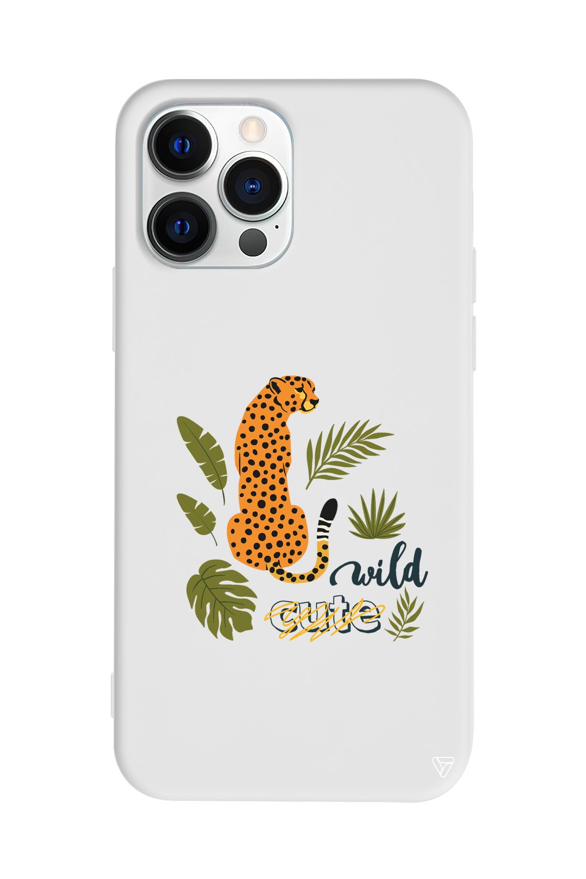 Vahsi Leopar Lansman Model İçi Kadife Silikon Telefon Kılıfı