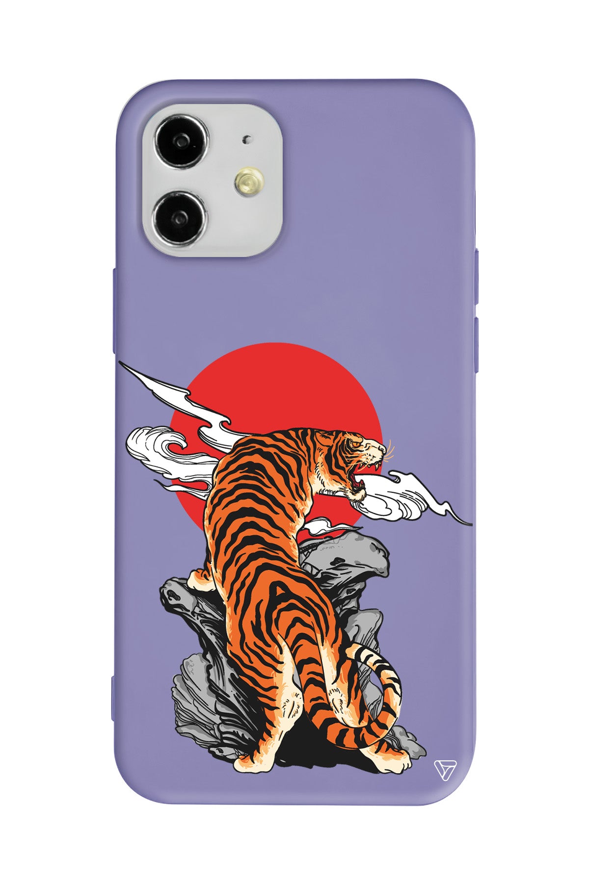 Kükreyen Leopar Lansman Model İçi Kadife Silikon Telefon Kılıfı