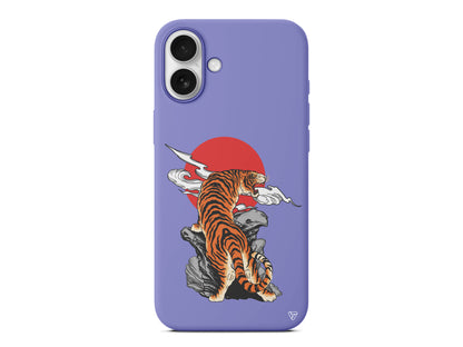 Kükreyen Leopar Lansman Model İçi Kadife Silikon Telefon Kılıfı