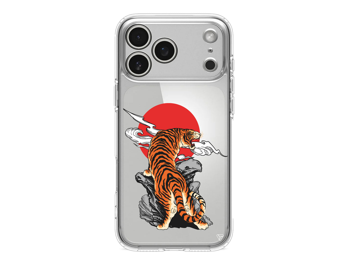 Kükreyen Leopar Lansman Model İçi Kadife Silikon Telefon Kılıfı