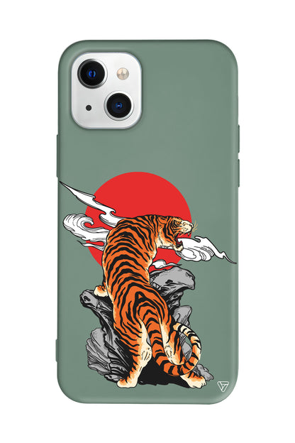 Kükreyen Leopar Lansman Model İçi Kadife Silikon Telefon Kılıfı – Plus Serisine Özel