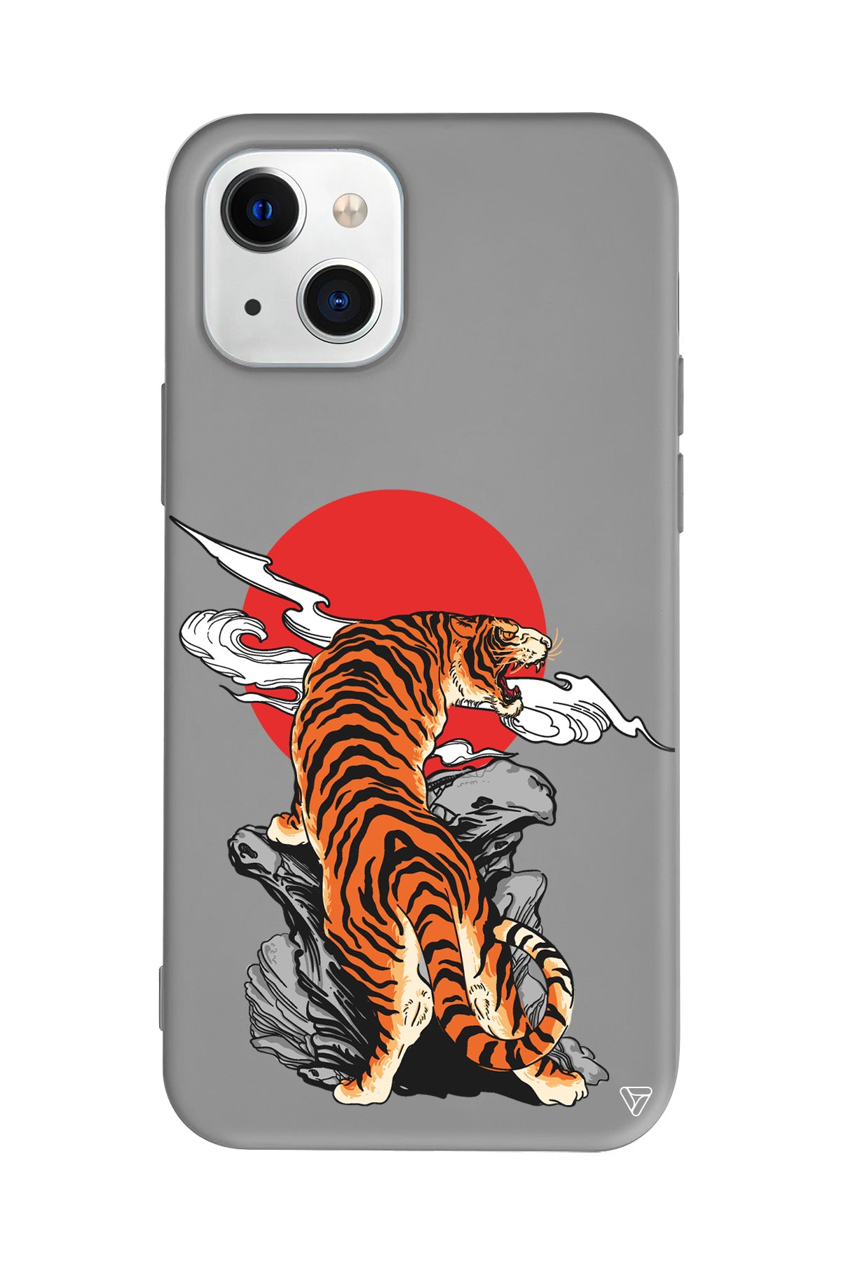 Kükreyen Leopar Lansman Model İçi Kadife Silikon Telefon Kılıfı