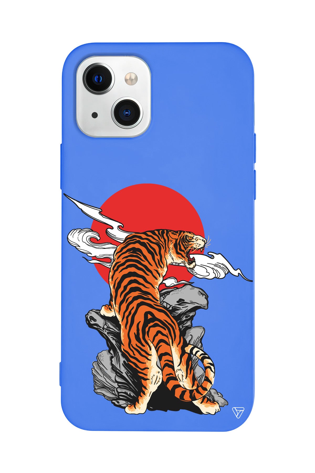 Kükreyen Leopar Lansman Model İçi Kadife Silikon Telefon Kılıfı