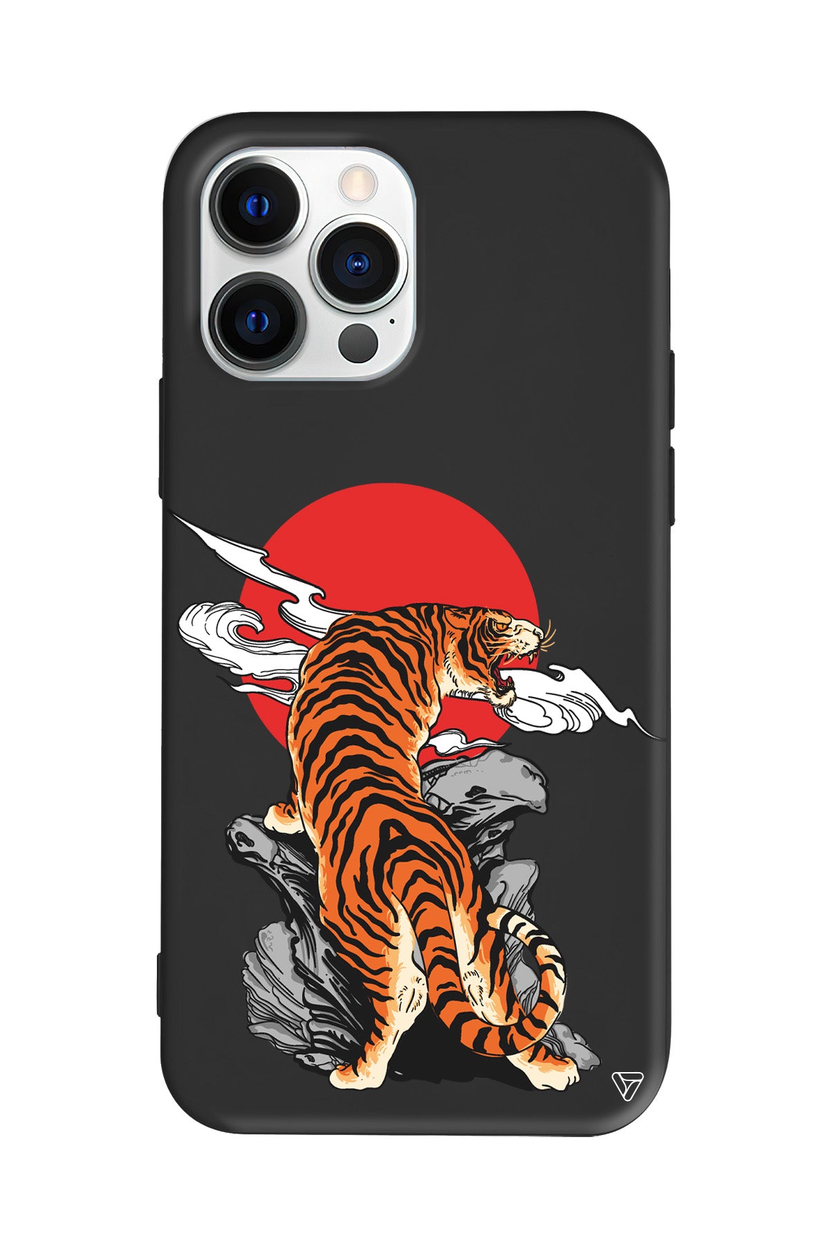 Kükreyen Leopar Lansman Model İçi Kadife Silikon Telefon Kılıfı