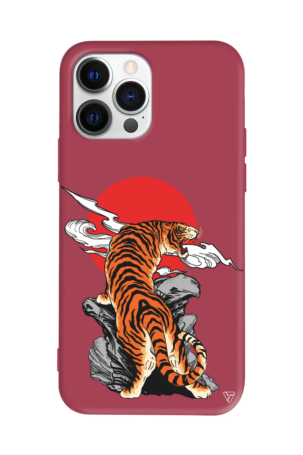 Kükreyen Leopar Lansman Model İçi Kadife Silikon Telefon Kılıfı