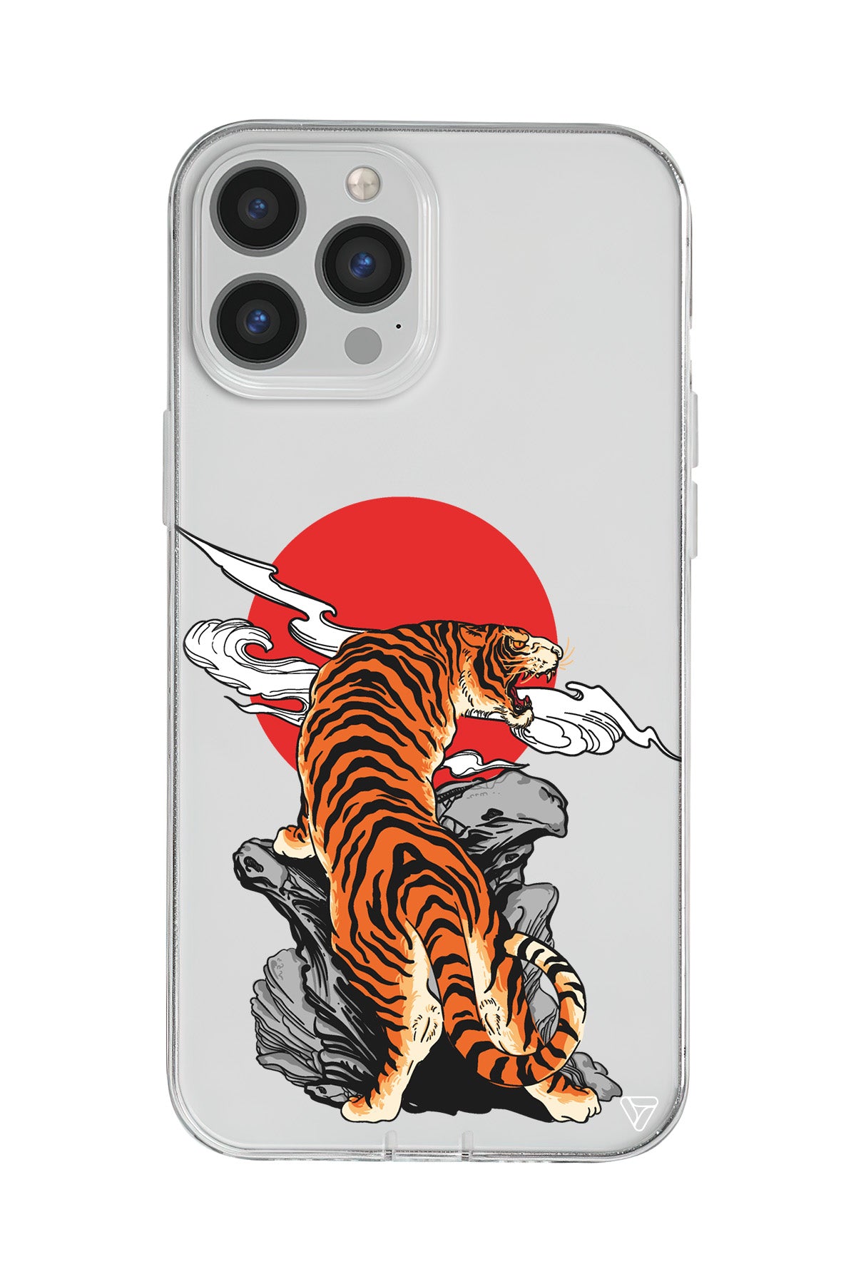 Kükreyen Leopar Lansman Model İçi Kadife Silikon Telefon Kılıfı