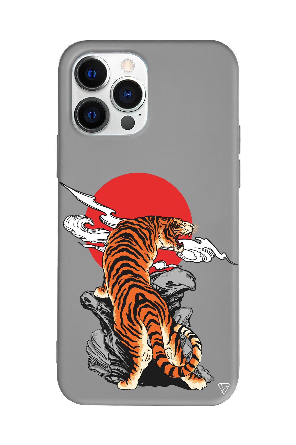 Kükreyen Leopar Lansman Model İçi Kadife Silikon Telefon Kılıfı