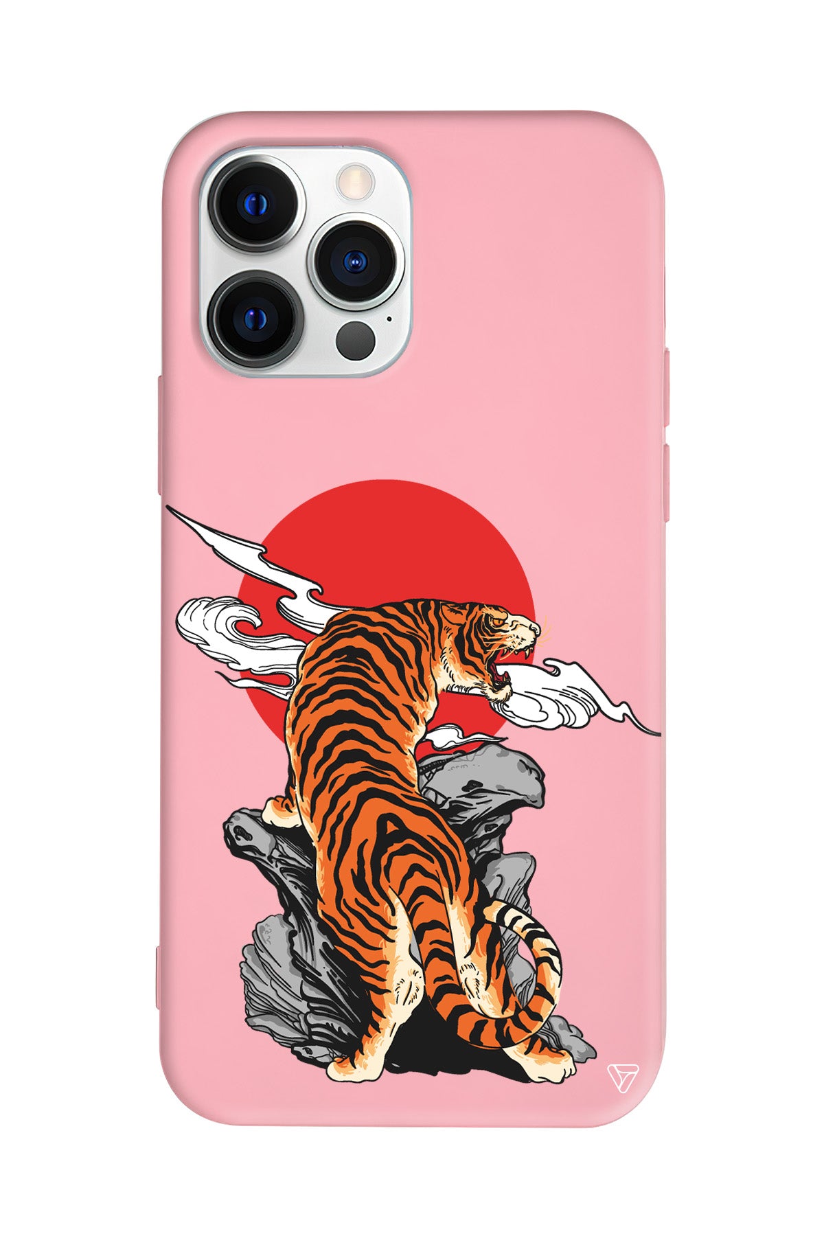 Kükreyen Leopar Lansman Model İçi Kadife Silikon Telefon Kılıfı