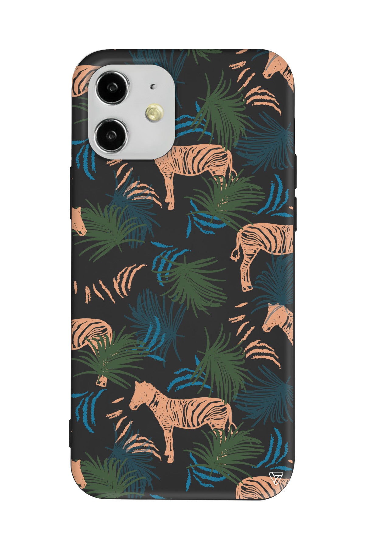 Zebralar Lansman Model İçi Kadife Silikon Telefon Kılıfı