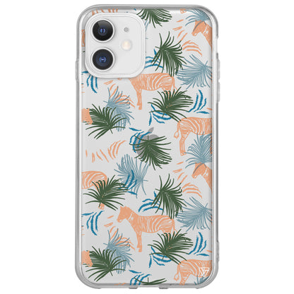 Zebralar Lansman Model İçi Kadife Silikon Telefon Kılıfı