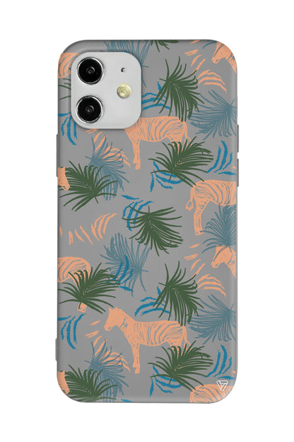 Zebralar Lansman Model İçi Kadife Silikon Telefon Kılıfı