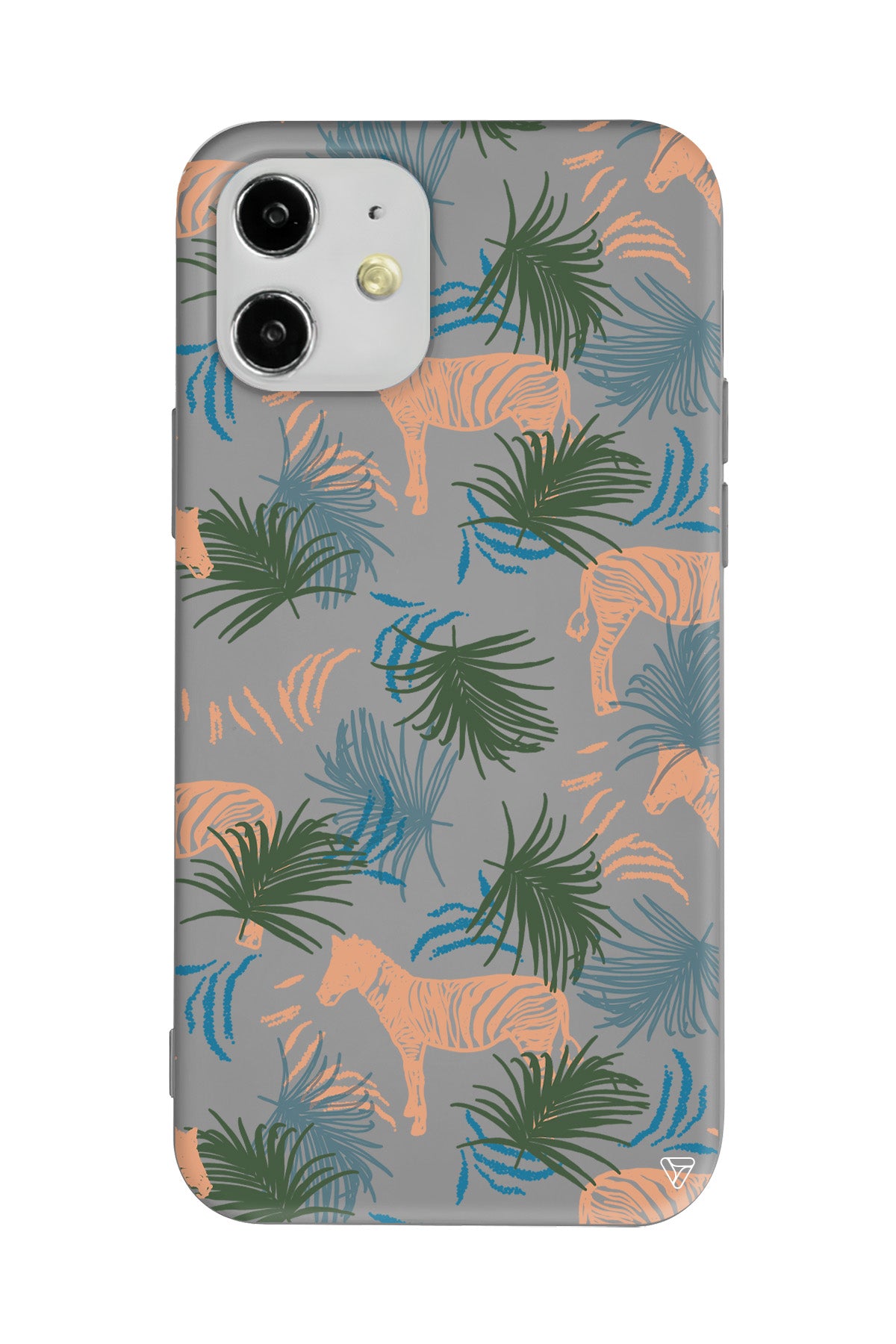 Zebralar Lansman Model İçi Kadife Silikon Telefon Kılıfı