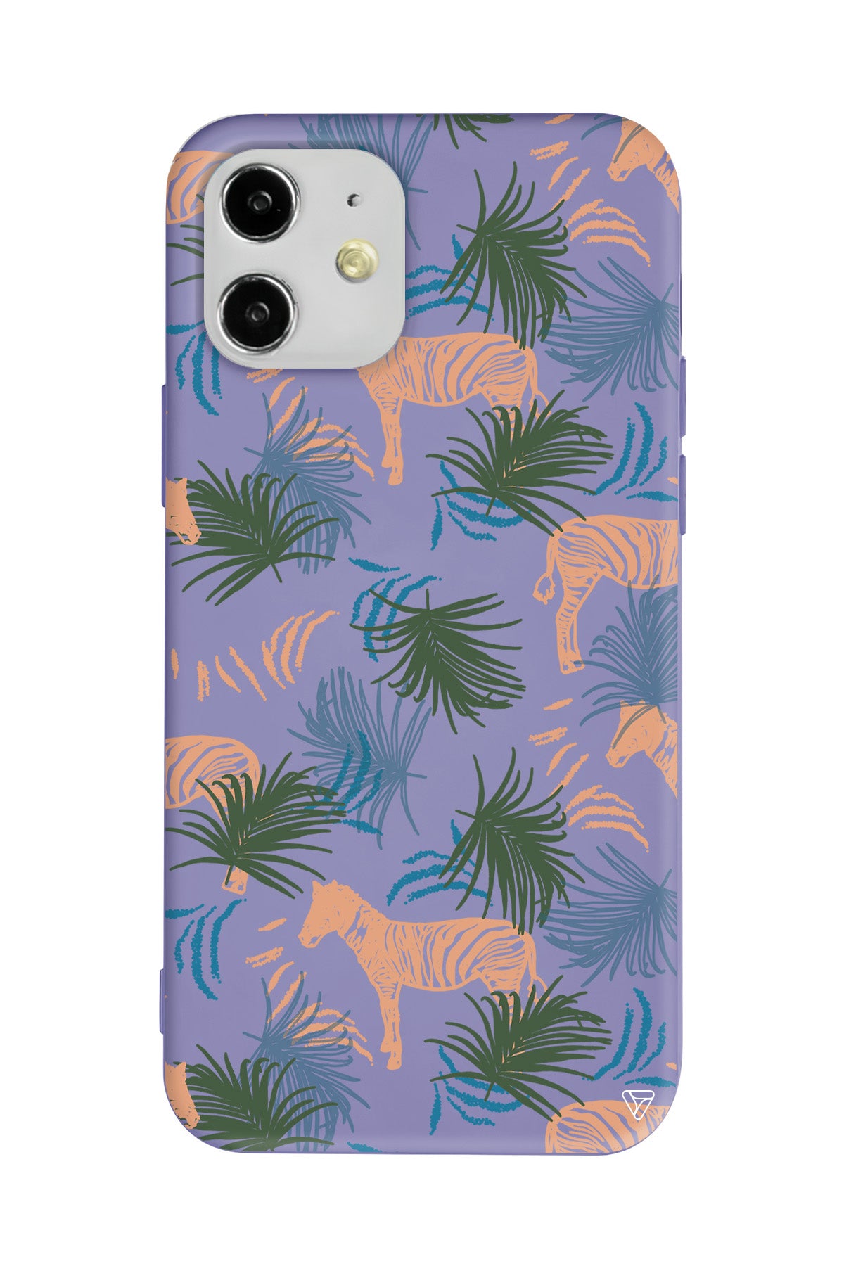 Zebralar Lansman Model İçi Kadife Silikon Telefon Kılıfı