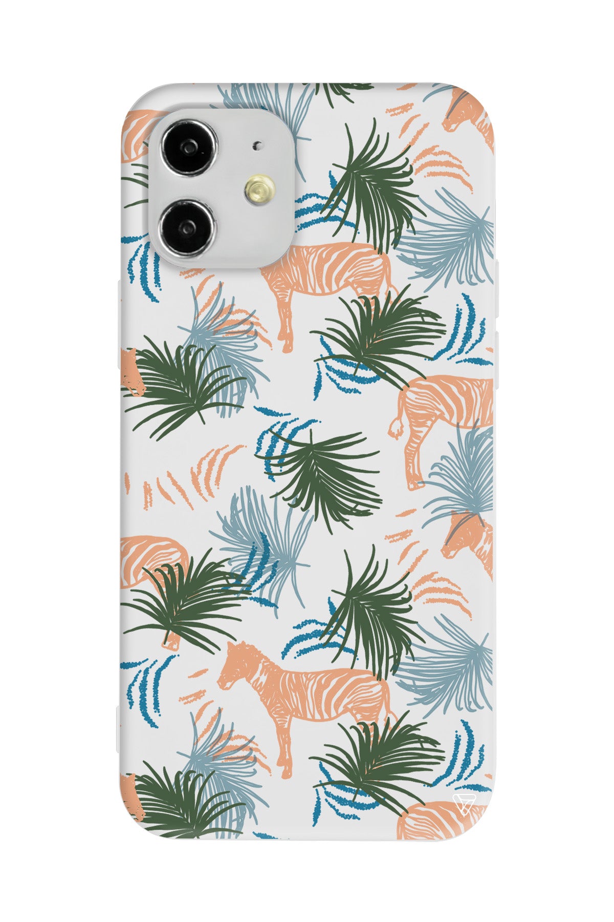 Zebralar Lansman Model İçi Kadife Silikon Telefon Kılıfı