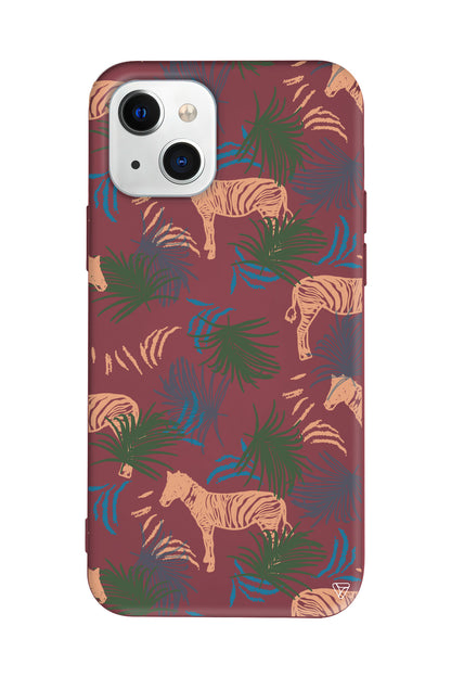 Zebralar Lansman Model İçi Kadife Silikon Telefon Kılıfı