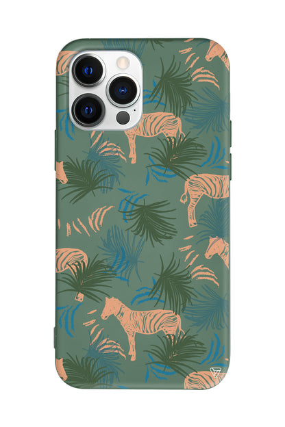 Zebralar Lansman Model İçi Kadife Silikon Telefon Kılıfı