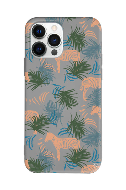 Zebralar Lansman Model İçi Kadife Silikon Telefon Kılıfı