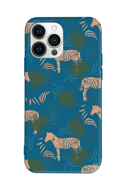 Zebralar Lansman Model İçi Kadife Silikon Telefon Kılıfı