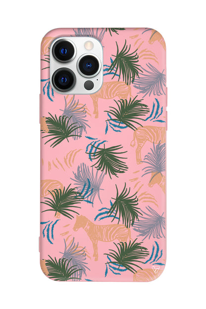 Zebralar Lansman Model İçi Kadife Silikon Telefon Kılıfı