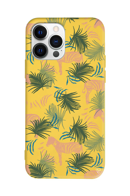 Zebralar Lansman Model İçi Kadife Silikon Telefon Kılıfı