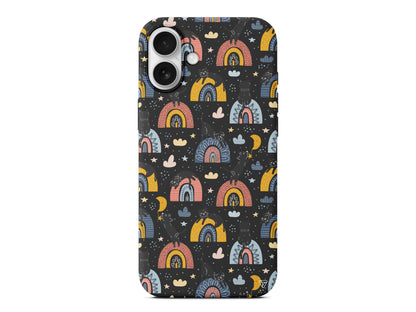 Sevimli Kara Kedi Lansman Model İçi Kadife Silikon Telefon Kılıfı – Plus Serisine Özel