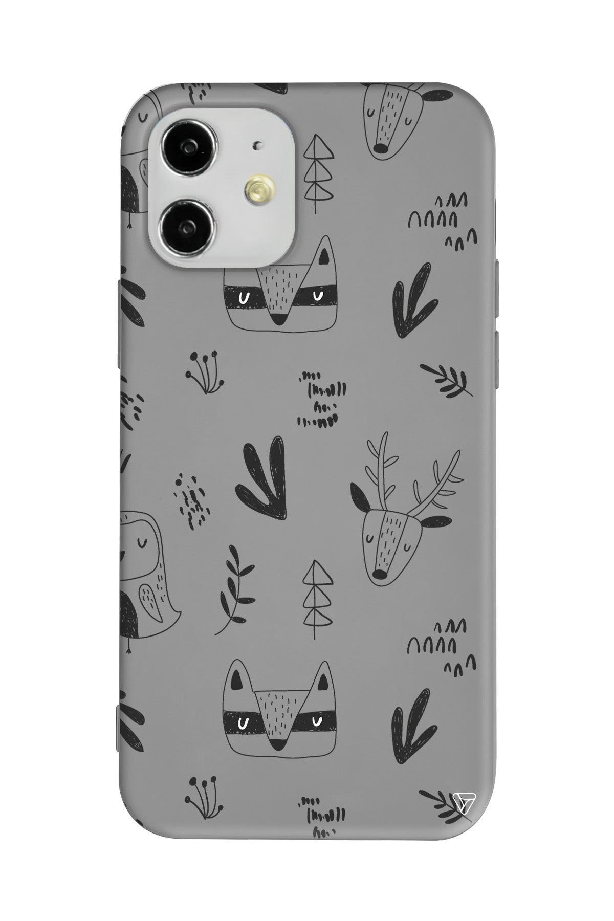 Alaska Hayvanlari Lansman Model İçi Kadife Silikon Telefon Kılıfı